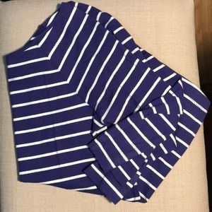 Striped 3/4 sleeve shirt